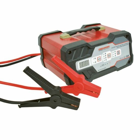 Absaar Acculader met jumpstarter 12A 6/12V met startkabels