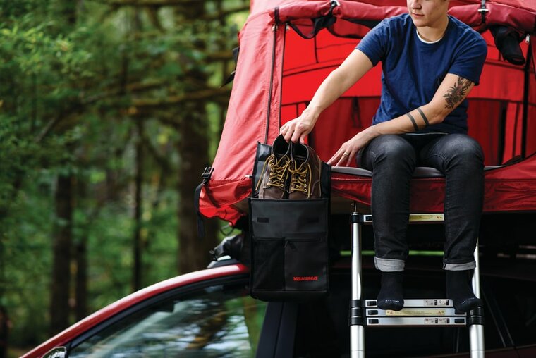 Yakima SideKick schoenenzak met wandelschoenen