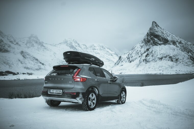 Thule Motion XT L op Volvo XC40 achterkant